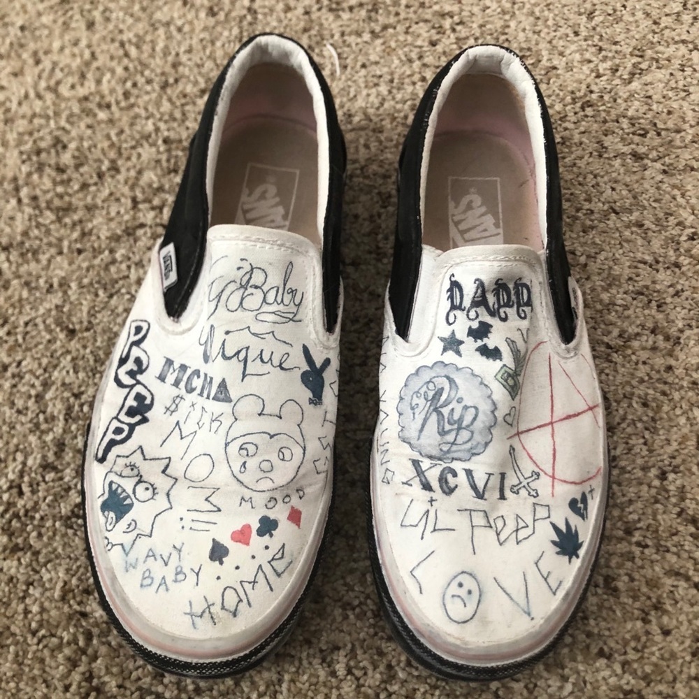 Custom Lil Peep Vans
